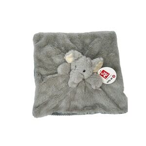 NEW YuMe Toys Elephant Security Blanket OS Gray Ribbed Corduroy Target Lovey